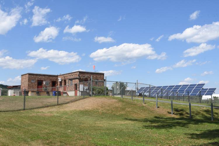 The Old Deerfield Wastewater Treatment Plant on Little Meadow Road in Deerfield. The Old Deerfield Wastewater Treatment Plant on Little Meadow Road in Deerfield.