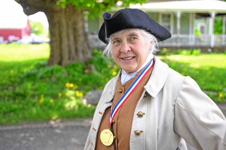 Kathy-Ann Becker is the town crier in Wendell.