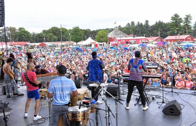 Cimafunk, who returns to the Green River Festival this year, had the crowds dancing wildly during its 2021 festival debut.