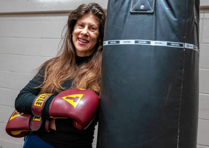 “I firmly believe all women should know how to fight,” said Vanessa Chakour, who is originally from Amherst and moved back to the area during the pandemic after living in New York City for decades.
