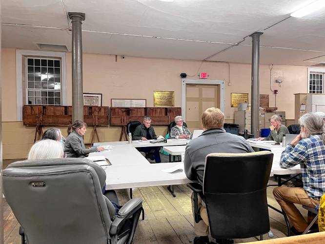 Ashfield Planning Board and Zoning Board of Appeals members discuss accessory dwelling units (ADUs) on Thursday. Ashfield Planning Board and Zoning Board of Appeals members discuss accessory dwelling units (ADUs) on Thursday.
