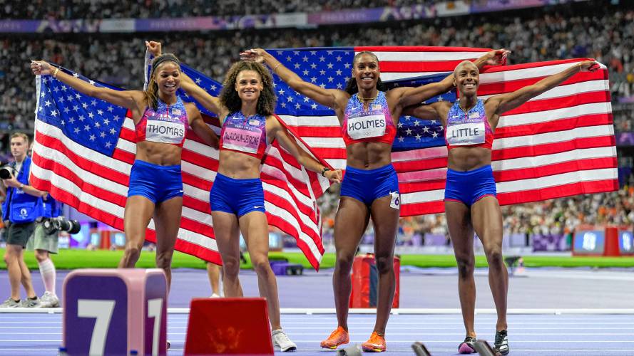 Greenfield Recorder Florence’s Gabby Thomas closes out Paris Olympics with perfect 3for3
