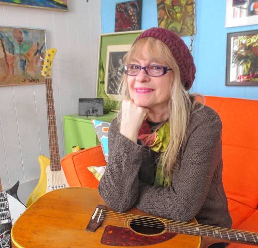 Robin Lane will be joined by an ace band of Boston musicians when she performs at Floodwater Brewing Company in Shelburne Falls on Sunday, March 23, at 7 p.m. 