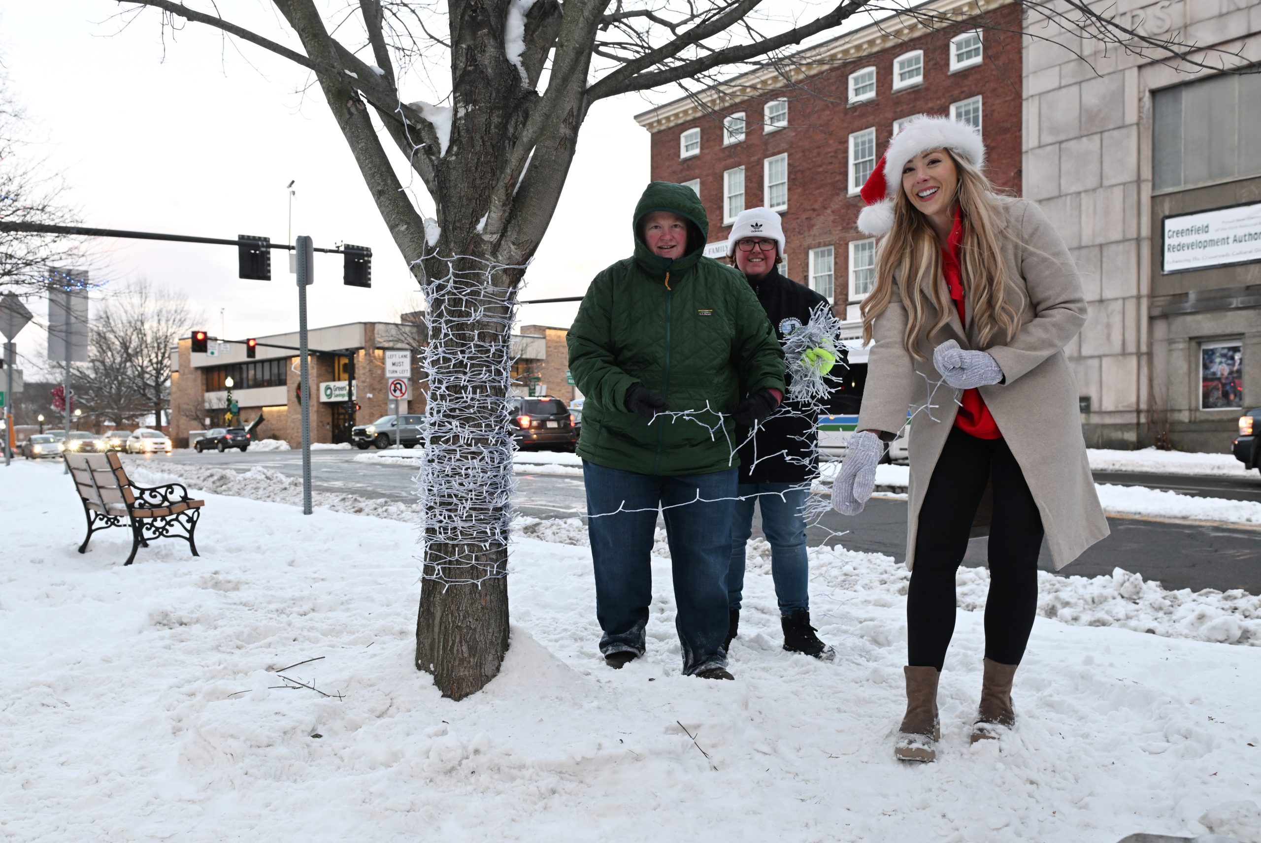 PHOTO: Trimming the trees - Greenfield Recorder