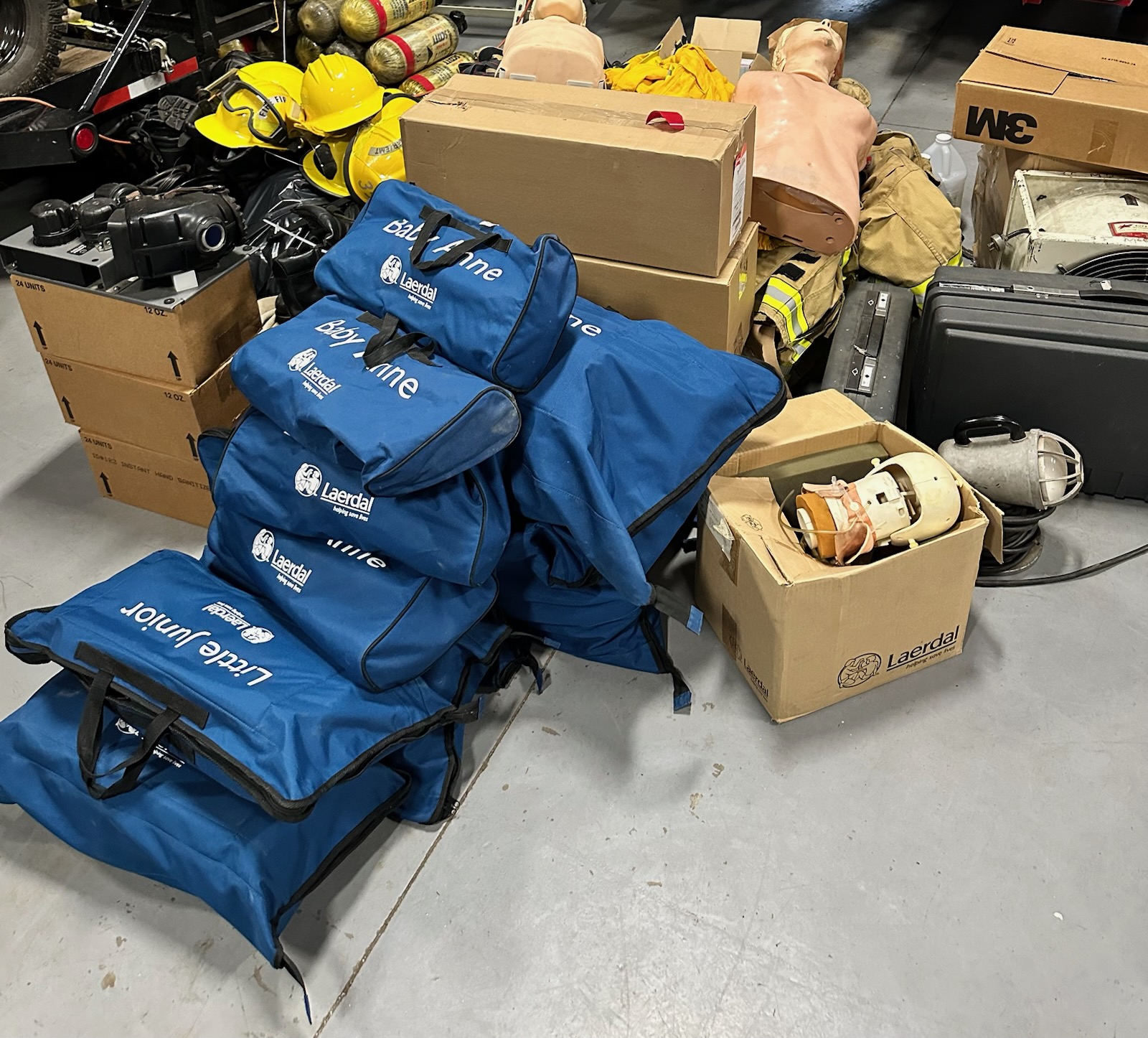 Protecting firefighters wherever they are: Sunderland Fire Dept. donates $35K of gear to the Philippines