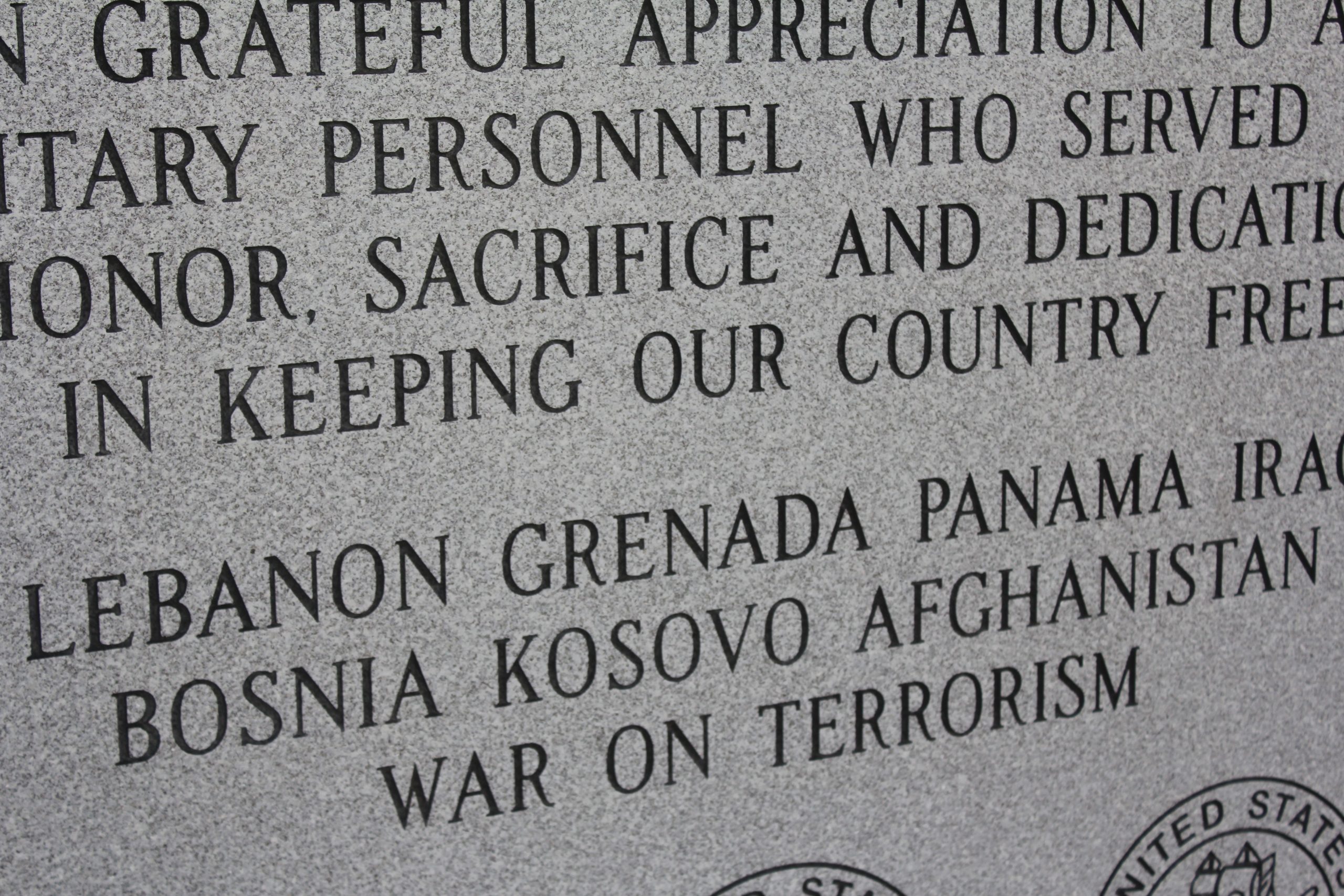 Misspellings on Greenfield veterans memorial fixed