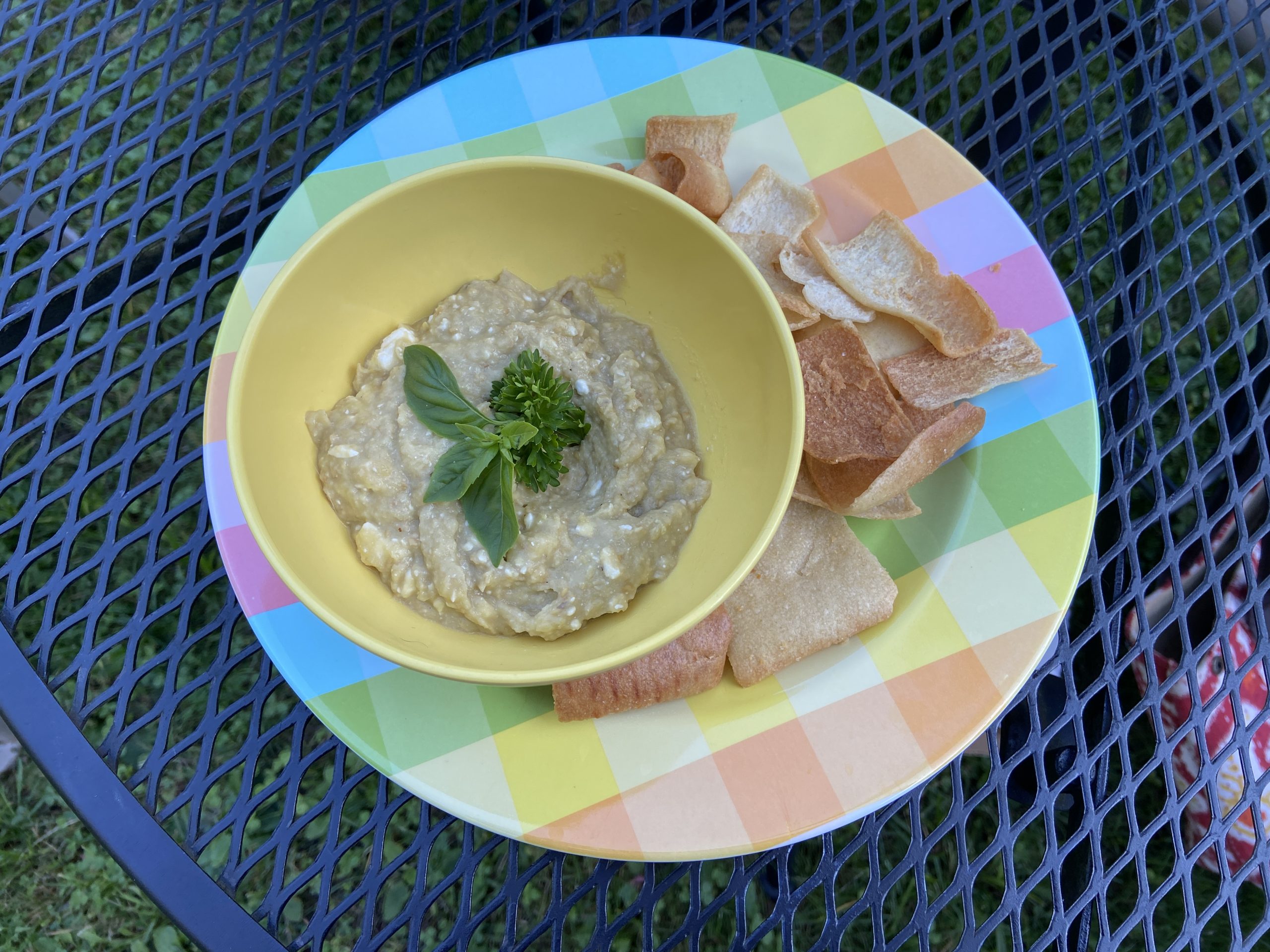 Eggplant's royal air: A dip for that waterside affair